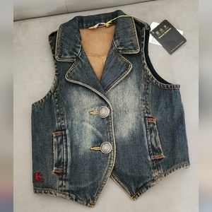 New Kinloch Anderson Scotland Vintage Vest Sz Sm -Kids
